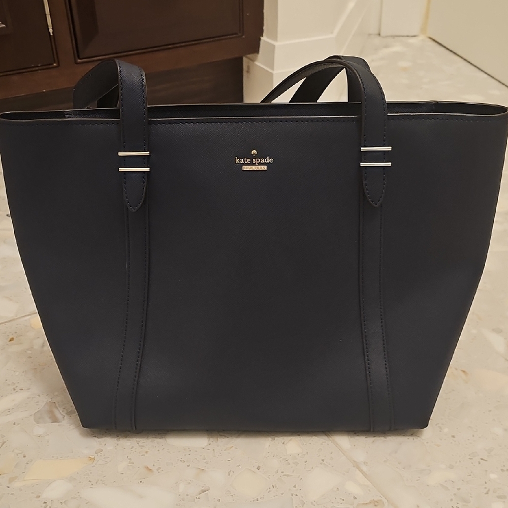 Kate Spade Navy Blue Tote Bag